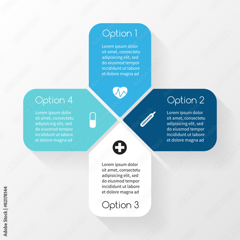 Vector circle plus sign infographic. Template for diagram, graph Vector circle plus sign infographic. Template for diagram, graph