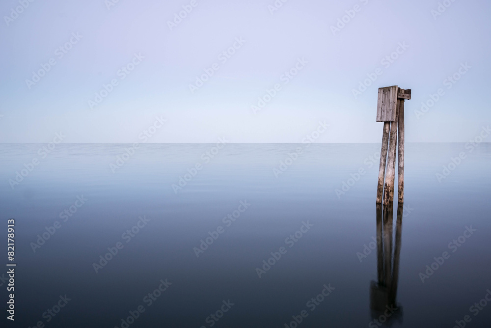 pillars for a berth in the Baltic Sea pillars for a berth in the Baltic Sea