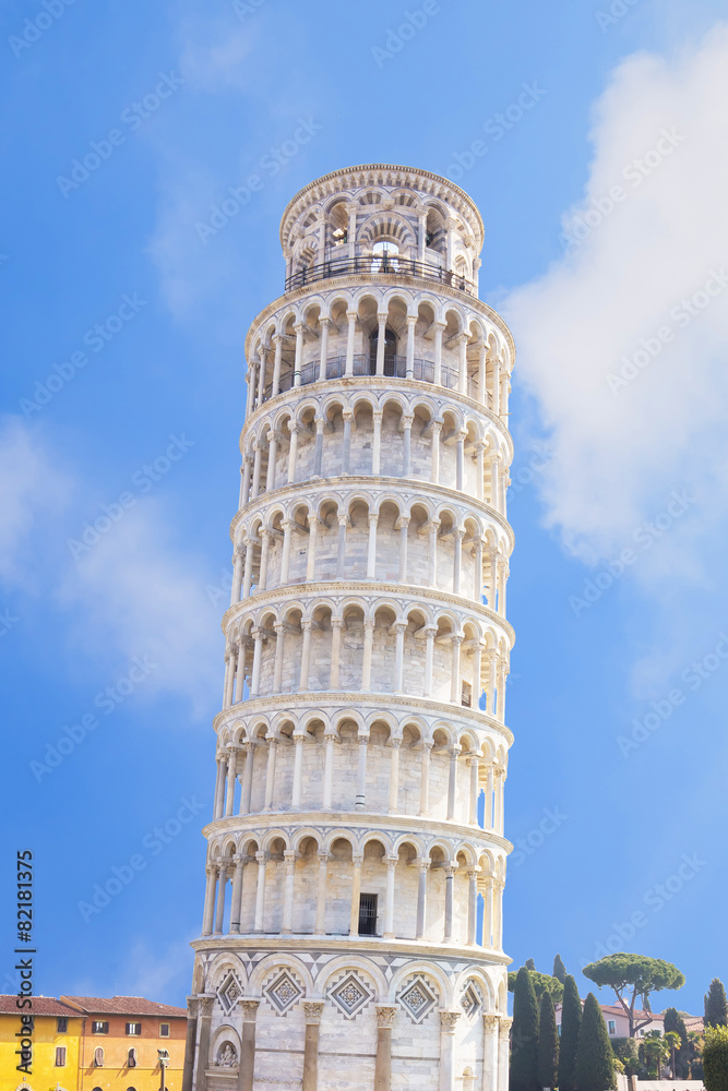 The Pisa Tower landmark of Italy
