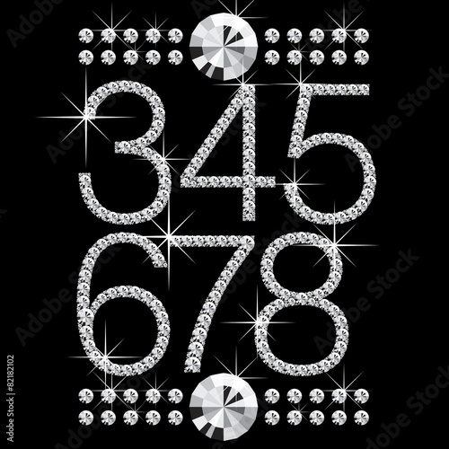 diamond letters with gemstones 07