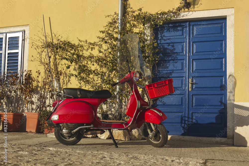 Fototapeta premium Skuter na przejażdżkę