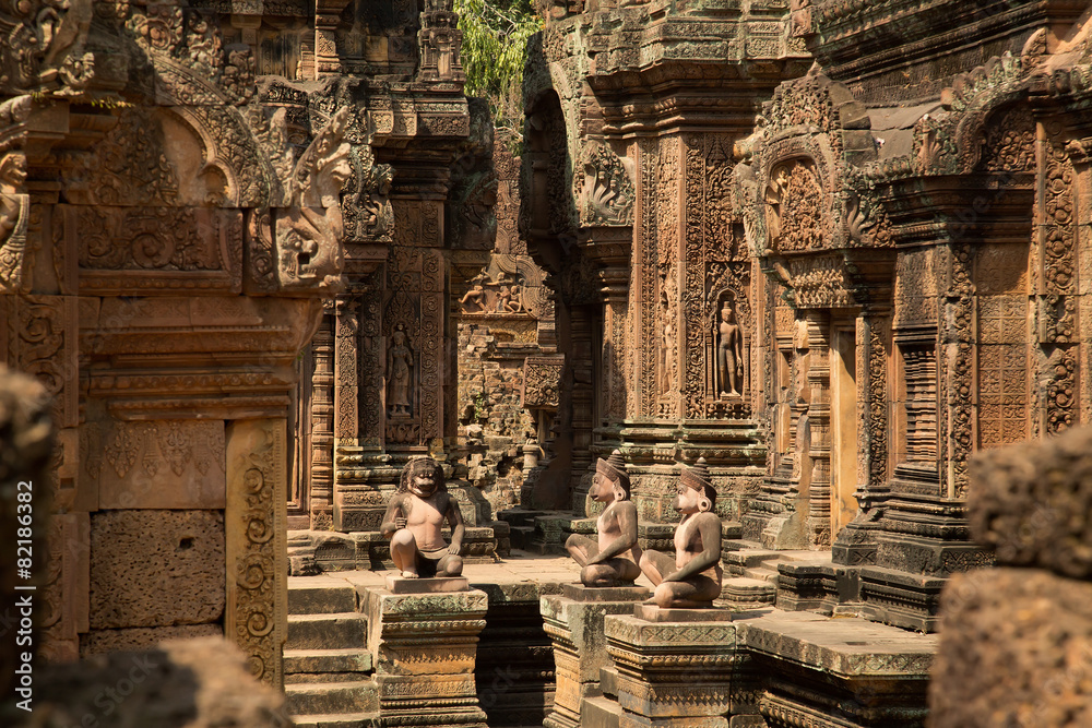 Obraz premium Banteay Srei sculptures