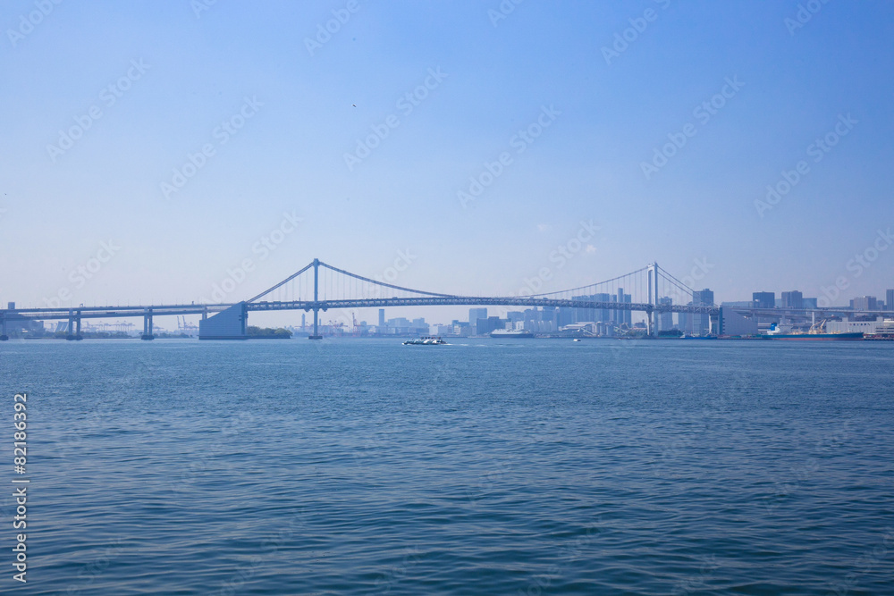 Fototapeta premium レインボーブリッジと東京ベイエリア