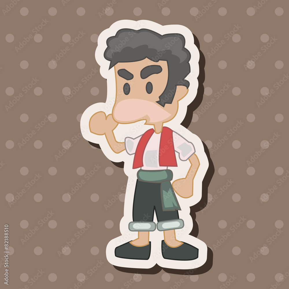 cartoon character person theme elements cartoon character person theme elements