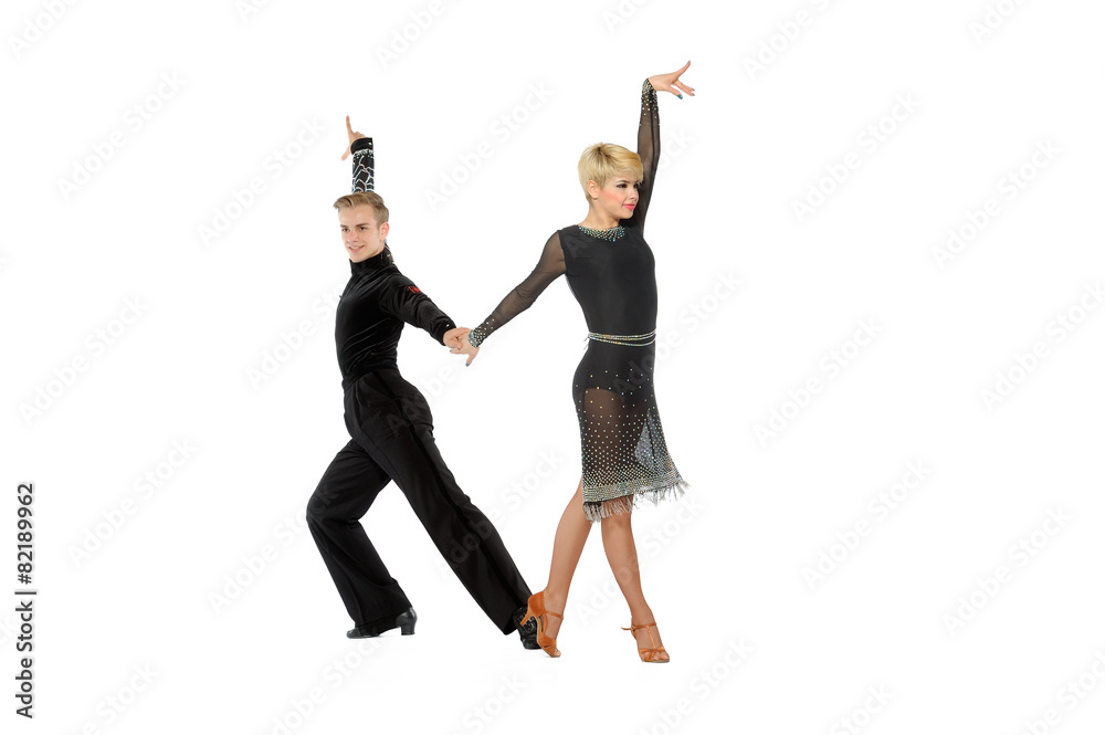 beautiful couple in the active ballroom dance beautiful couple in the active ballroom dance