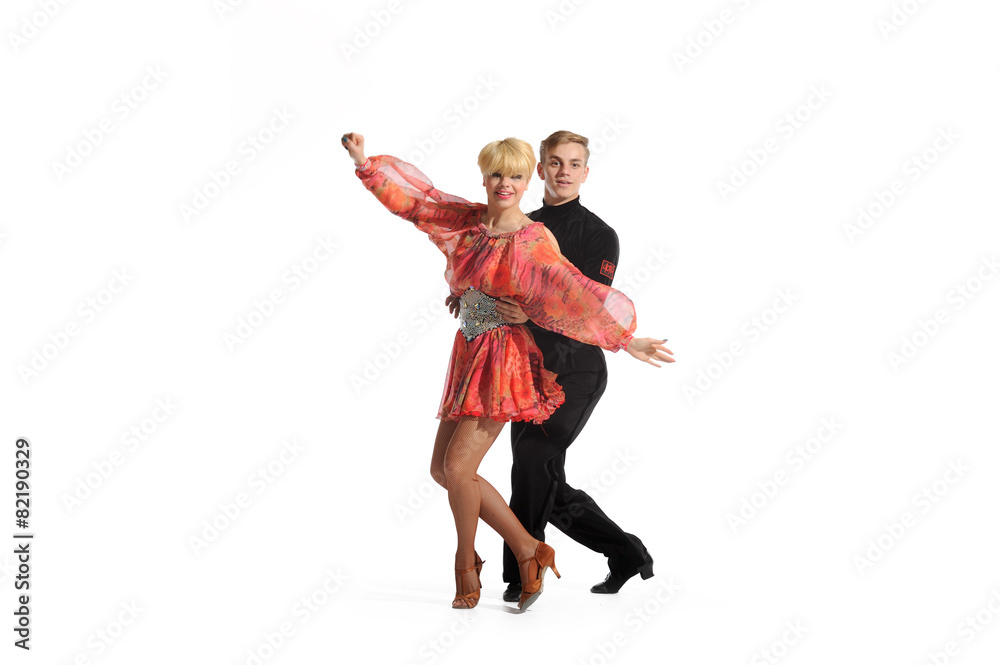 beautiful couple in the active ballroom dance beautiful couple in the active ballroom dance