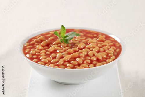 Tableau sur toile Baked beans