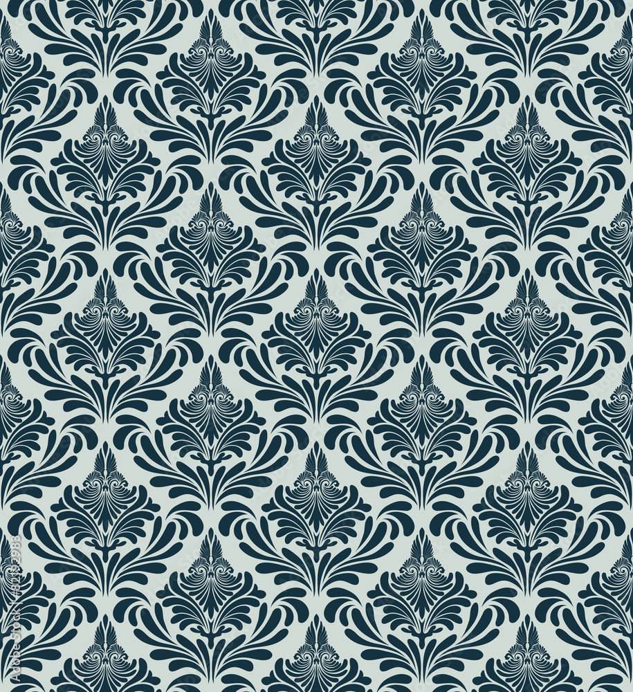 Damask seamless vector pattern Damask seamless vector pattern