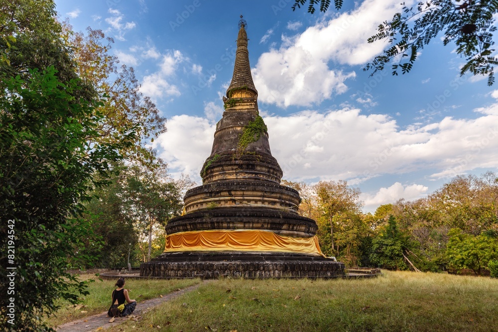 Thai Buddhist chedi Thai Buddhist chedi