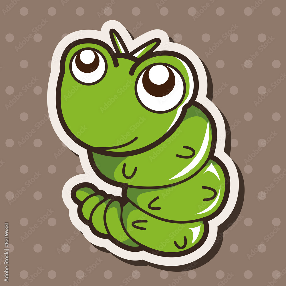 Obraz premium bug cartoon elements