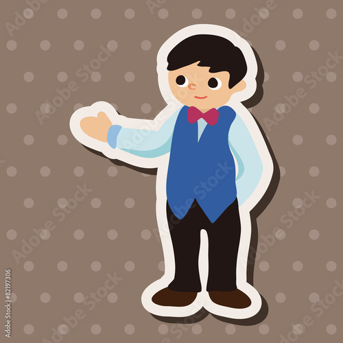 casino game dealer theme elements