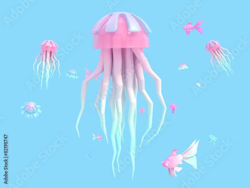The jellyfish © zai_arts