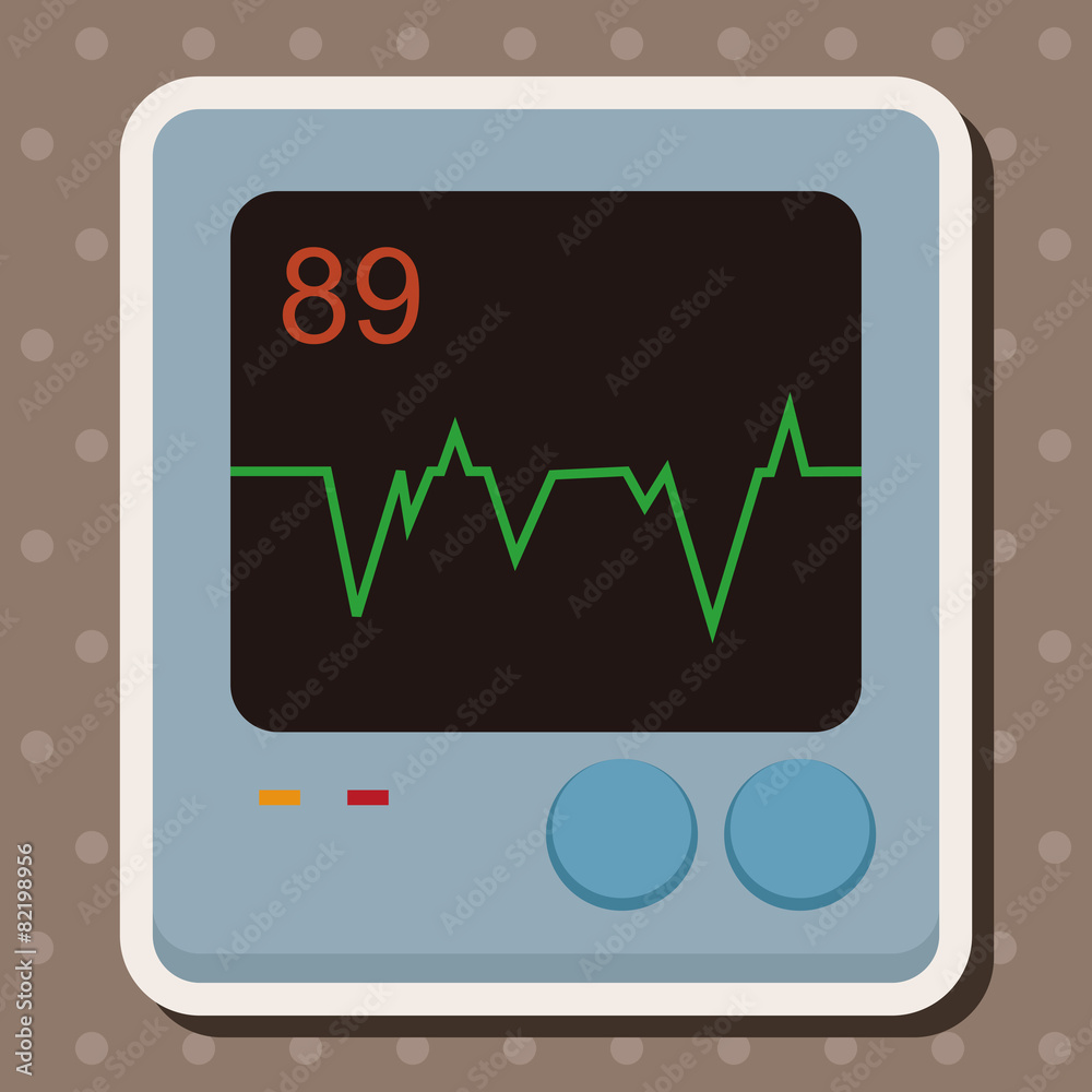 ECG theme elements ECG theme elements