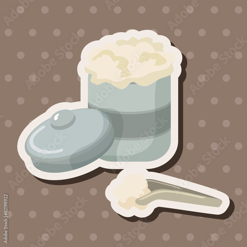 Medical cotton theme elements