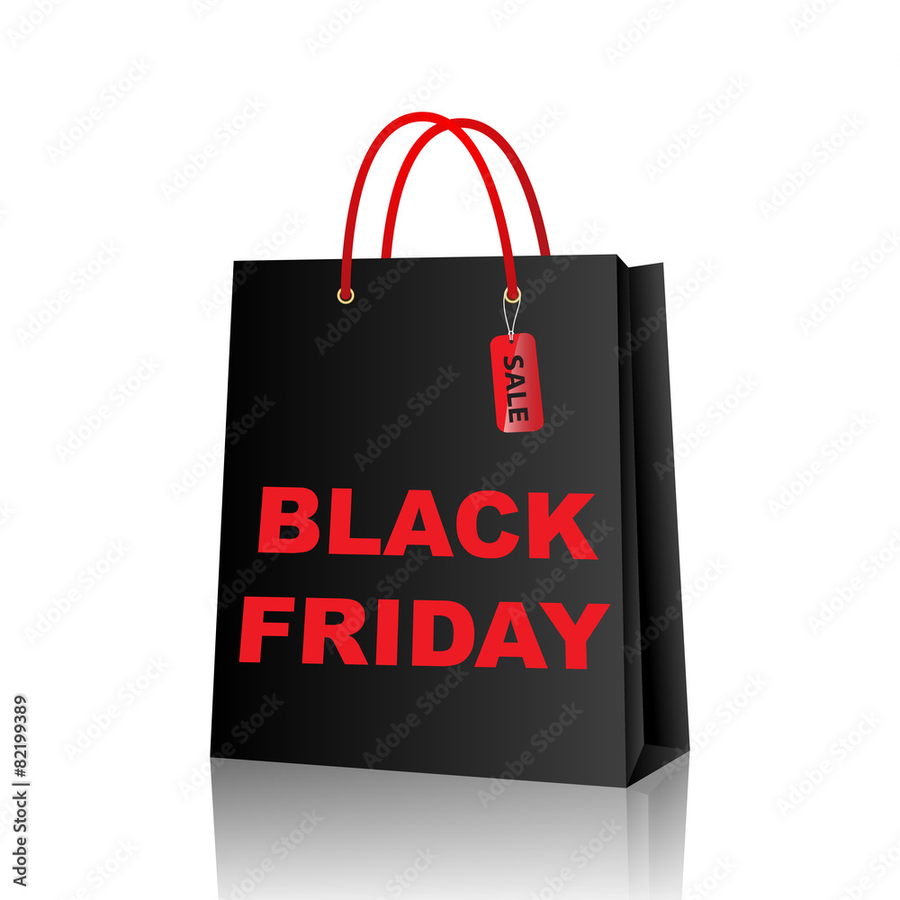 Black friday bag vector Black friday bag vector
