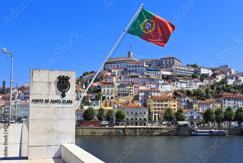 Santa Clara Bridge in Coimbra, Portugal