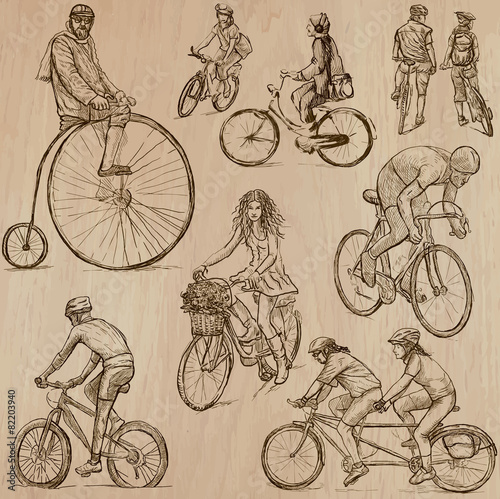 Cycling - An hand drawn vector pack