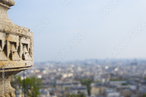 Vue sur la ville depuis la basilique du Sacré Coeur à Montmartre - Paris, France © TheParisPhotographer