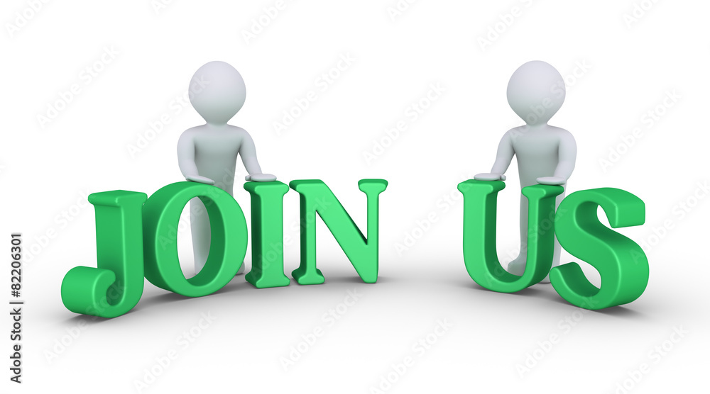 Two people offering to join them