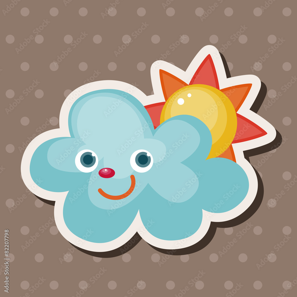 weather cloudy day theme elements weather cloudy day theme elements