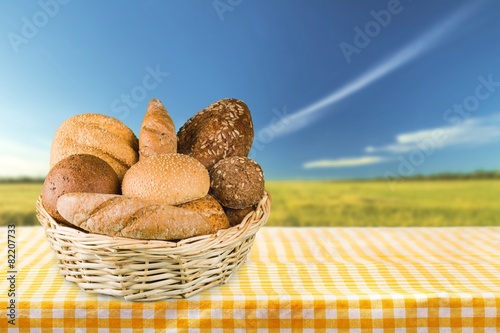 Tablecloth. Empty table for Your photomontage or product display