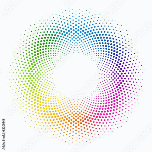 Colorful Polka Dot Circle Pattern #Vector Graphics