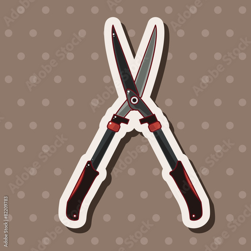 garden shears theme elements