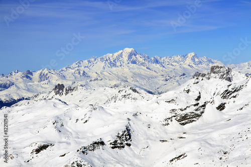 Winter sport holiday in the Alps