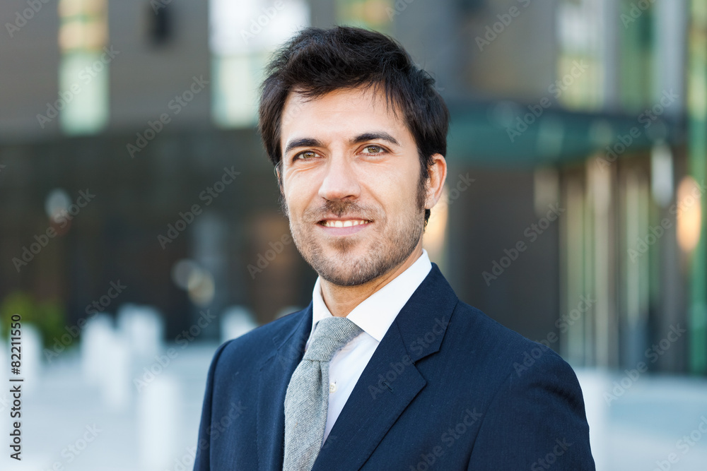 Fototapeta premium Handsome businessman portrait