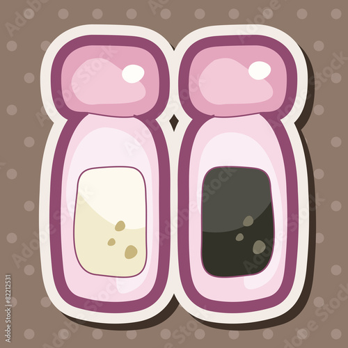 kitchenware pepper bottle theme elements