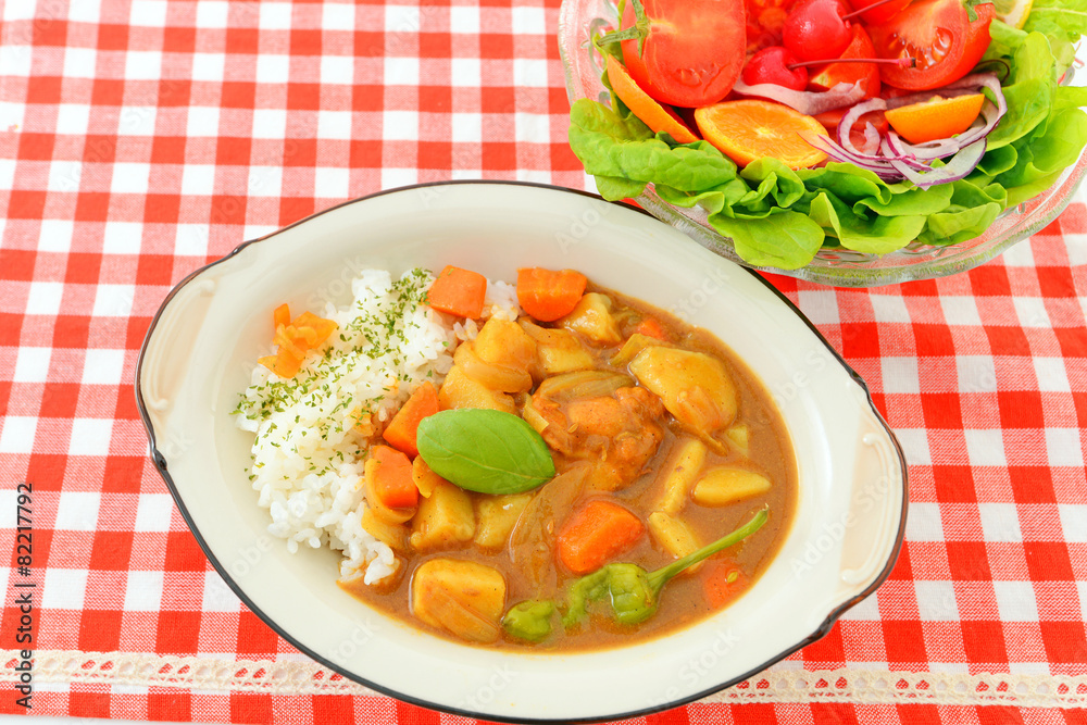 おいしそうなカレーライス