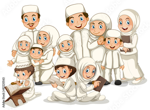 Muslim family