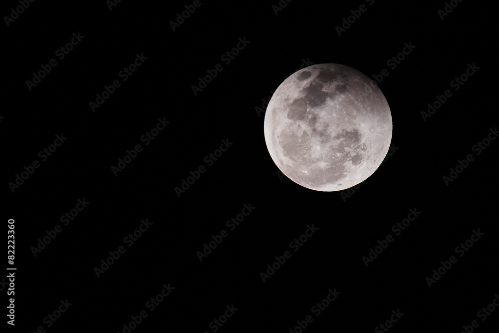 Naklejka premium Full moon