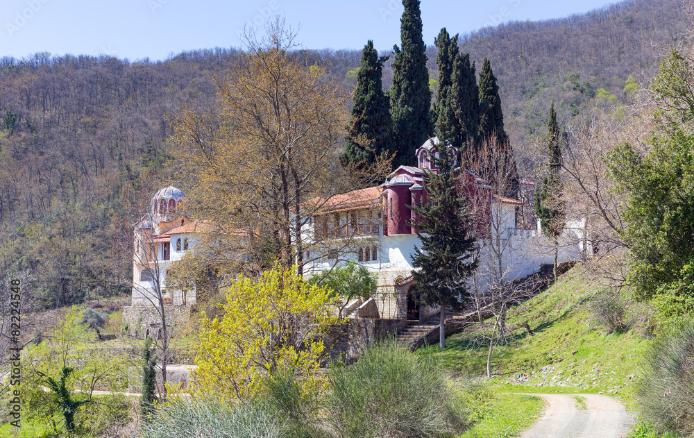 Upper Panagia Xenia monastery, Thessaly, Greece