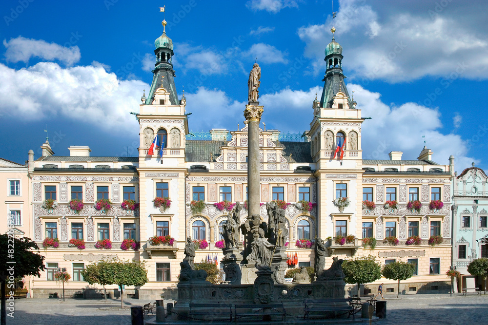 renaissance town hall, Pardubice, Czech republic, Europe