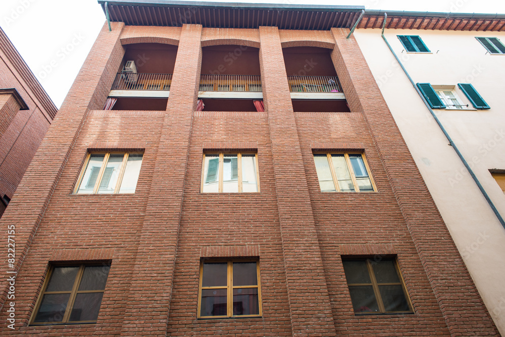 Obraz premium Facciata edificio moderno, uffici, nuova edilizia