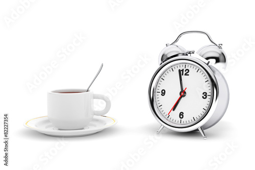 Rare Alarm Clock with Coffee Cup