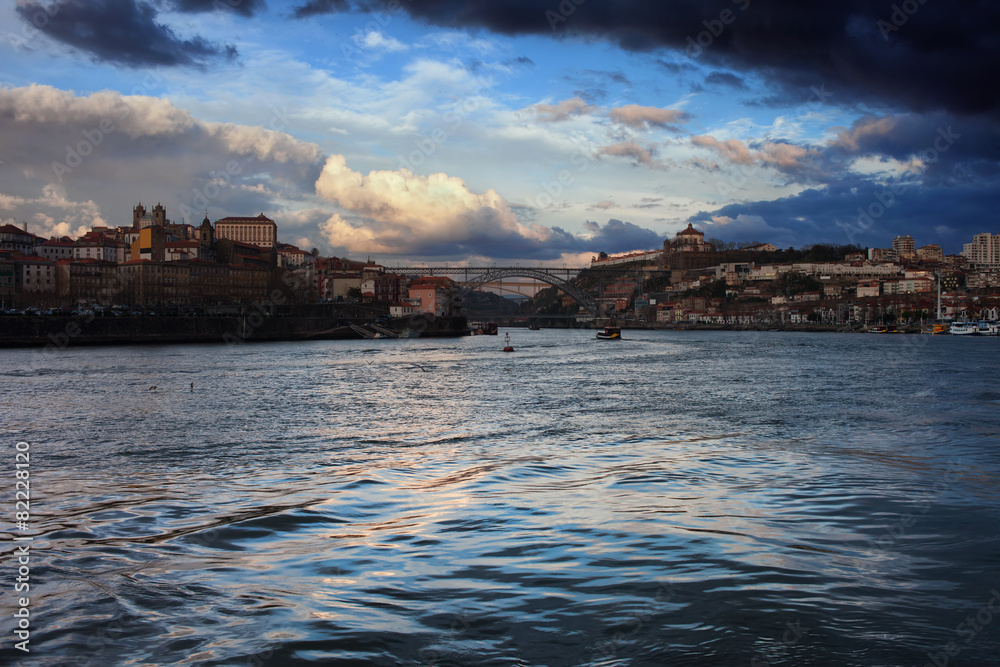 Porto and Vila Nova de Gaia River View