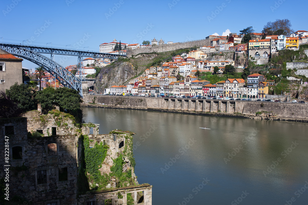 Cities of Porto and Gaia in Portugal