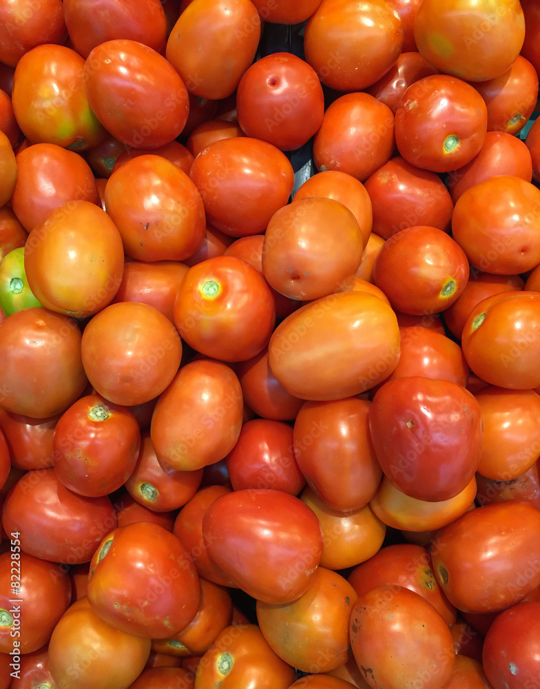 Tomatoes in the market