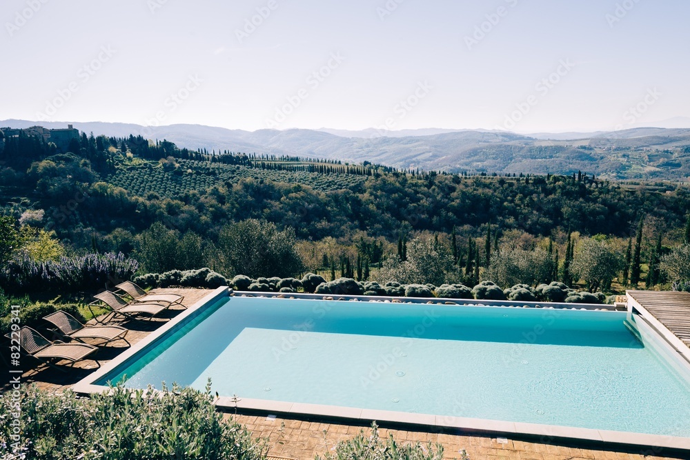 Pool in Tuscany