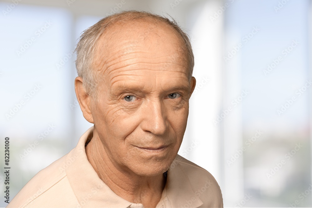 Fototapeta premium Men. Mature man smiling