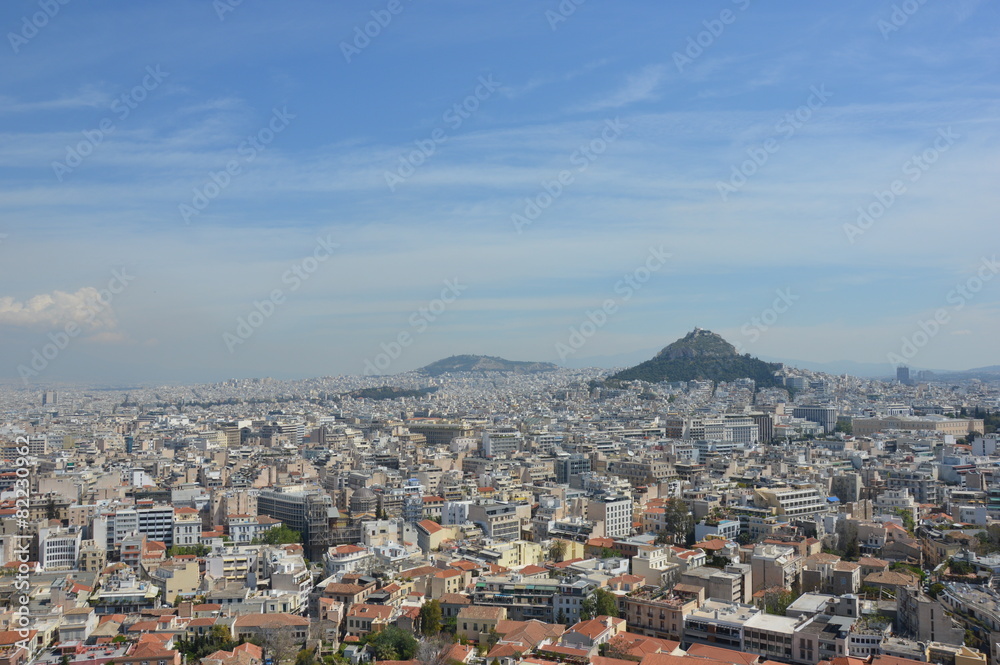 Athens view from Acropolis