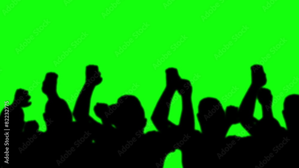 group man silhouettes dancing green screen group man silhouettes dancing green screen
