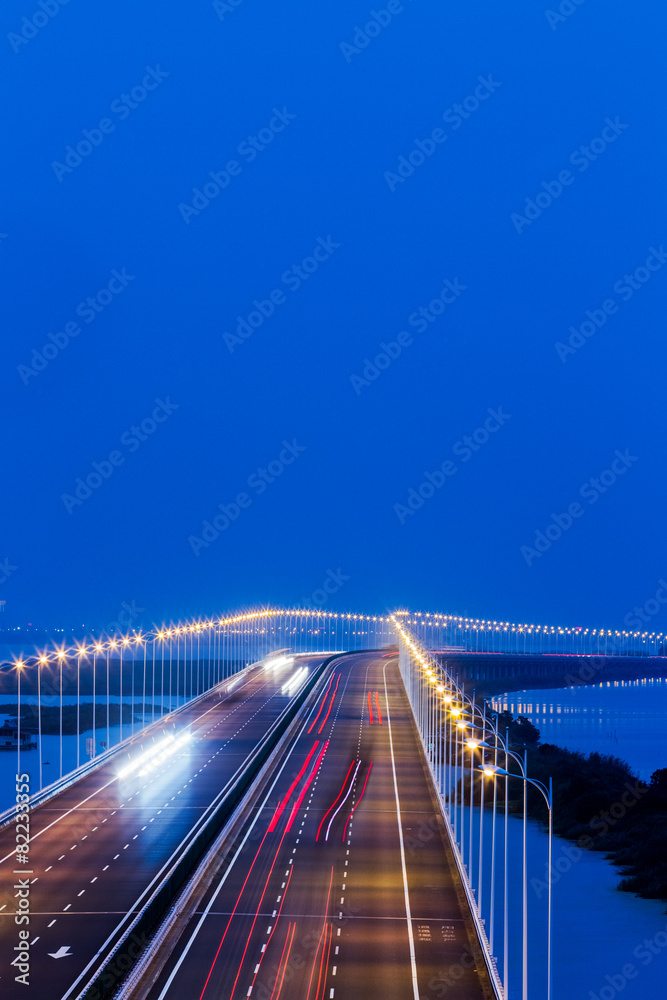 Obraz premium freeway in night