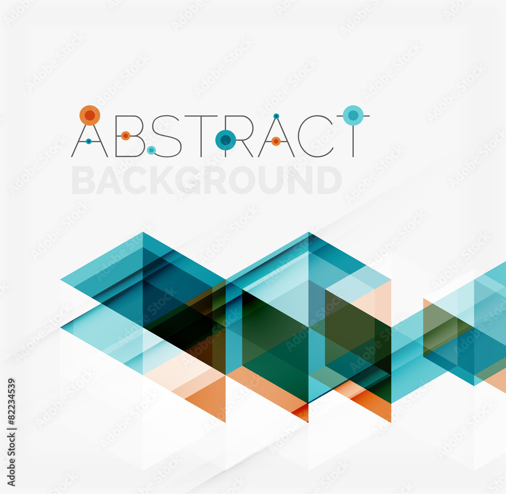 Abstract geometric background. Modern overlapping triangles Abstract geometric background. Modern overlapping triangles