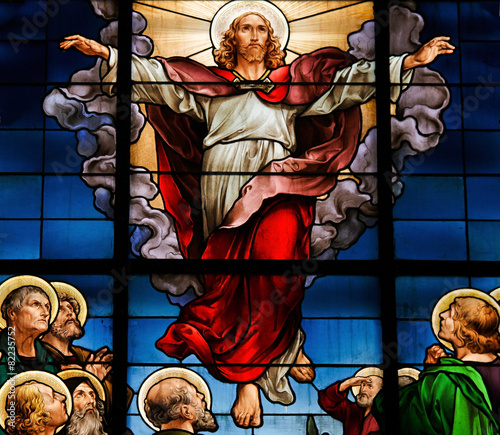 Photography Ascension of Christ - Stained Glass