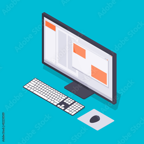Isometric personal computer