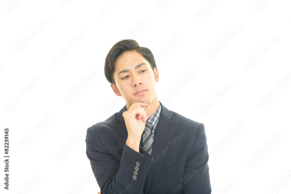 考える男性 考える男性