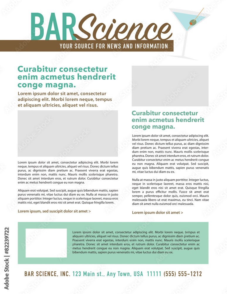 Bar Science Page Layout Bar Science Page Layout